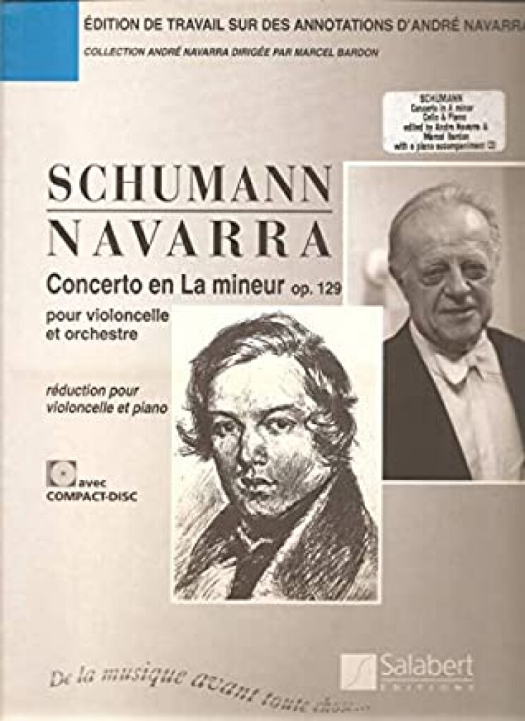 Concerto Op.129 Violoncelle-Piano Cd Accomp